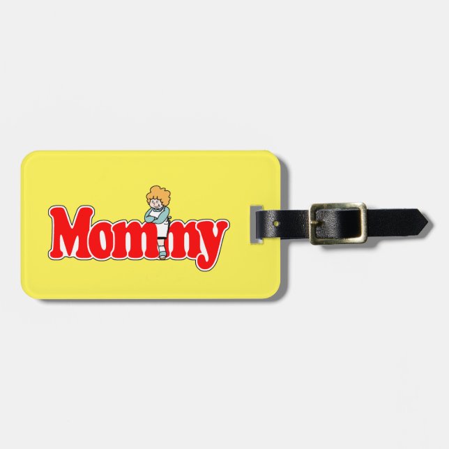 Mummy Luggage Tag (Front Horizontal)