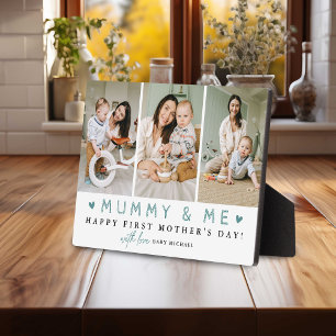 'Mummy & Me' 1st Mother's Day 3 x Photo Collage Plaque