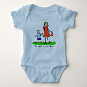 Mummy & Me Boy - Blonde Mother & Son Shirts