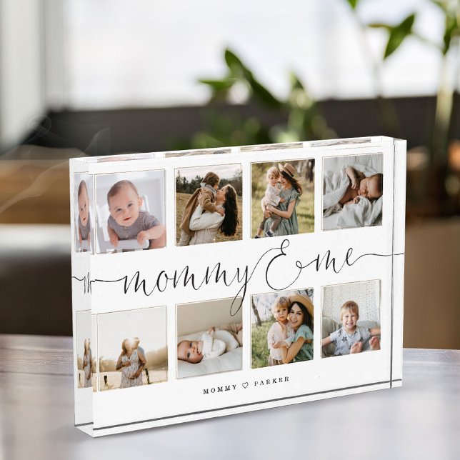 Mummy & Me Elegant Script | Photo Grid Collage Block (Creator Uploaded)