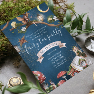 Mummy & Me Fairy Tea Party Invitation