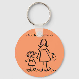 Mummy & Me Keychain (Customise Names Option)