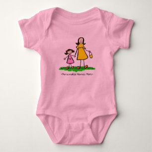 Mummy & Me - Mother and Daughter Brunette Shirt