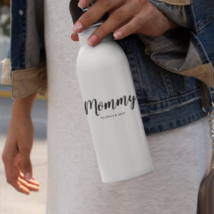 Mummy   Modern Mum Kids Names Mother's Day 532 Ml Water Bottle