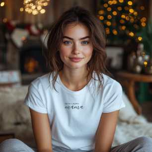 Mummy   Modern Mum Kids Names Mother's Day Tri-Blend Shirt