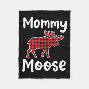 Mummy Moose Matching Family Merry Xmas In July Wom Fleece Blanket