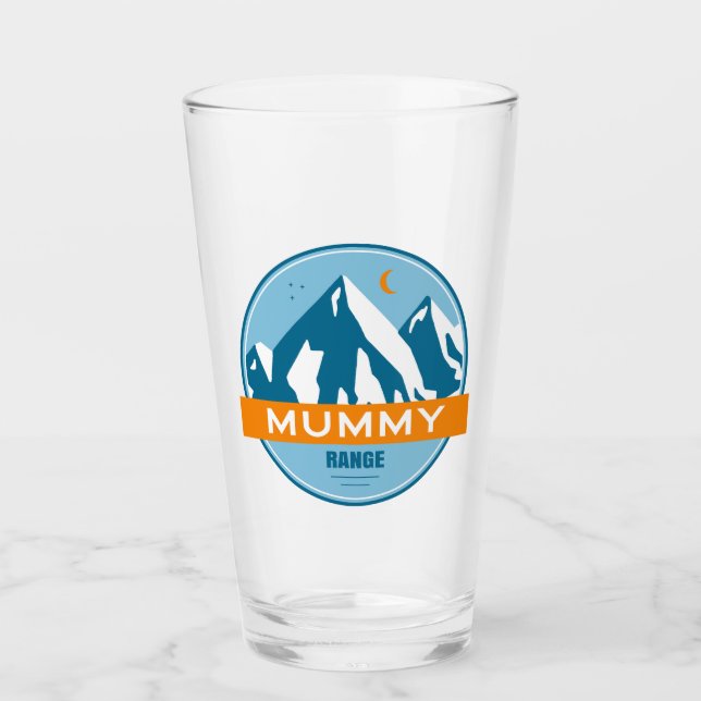 Mummy Mountain Range Colorado Glass (Front)