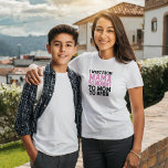 Mummy Mum Bruh Funny Mum  T-Shirt<br><div class="desc">Add your choice of personalisation. She gave birth to you, she fed you, she picked you up from awful middle school dances; make sure to show her how thankful you are! These shirts are not only perfect for your mum, but also make great gifts for friends, and other loved ones....</div>