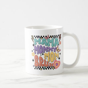 Mummy Mum Bruh Retro Groovy Mothers Day Vintage Mo Coffee Mug