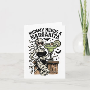 Mummy Needs A Margarita Summer Girly Summerween Ha Card