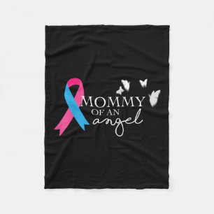 Mummy Of An Angel National Pregnancy And Infant Fleece Blanket