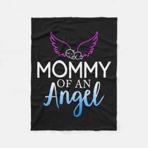 Mummy Of An Angel Sids Awareness Month  Fleece Blanket