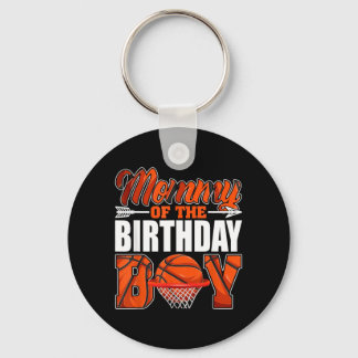 Mummy Of Birthday Boy Basball Matching Family Key Ring