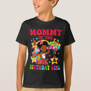 Mummy of birthday girl gracie pink doll family T-Shirt