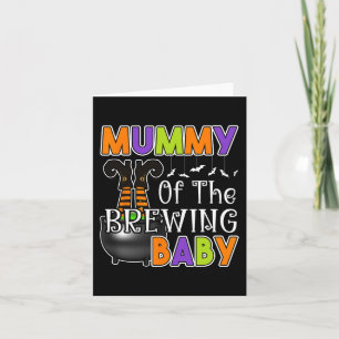 Mummy of Brewing Baby Costume Halloween Card