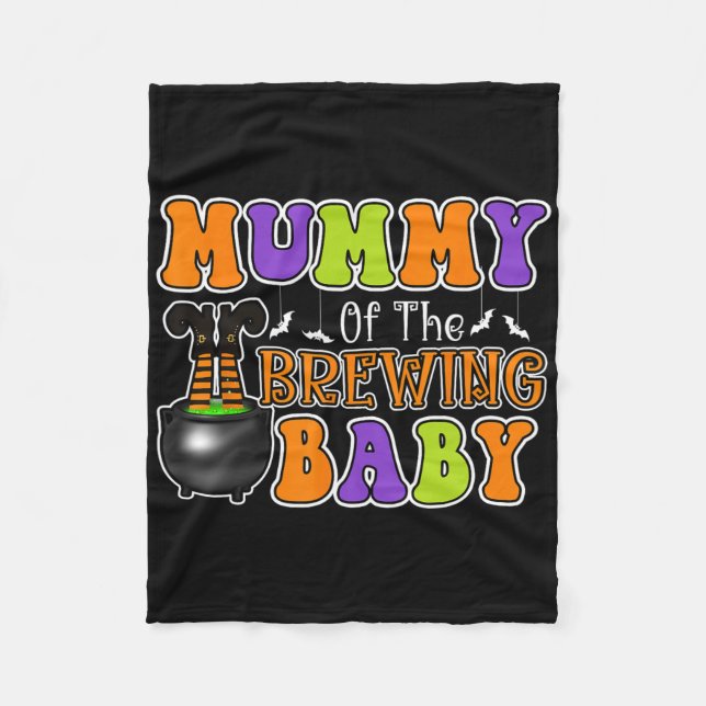 Mummy Of Brewing Baby Halloween Costume 1  Fleece Blanket (Front)