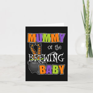 Mummy of Brewing Baby  Halloween Costumes Card