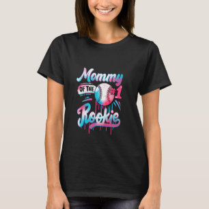 Mummy of Rookie 1st Birthday Baseball Drip Family T-Shirt