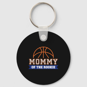 Mummy Of Rookie 1st Birthday Bysketbyll Theme Matc Key Ring