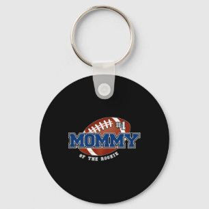 Mummy Of Rookie 1st Birthday Football Theme Matchi Key Ring