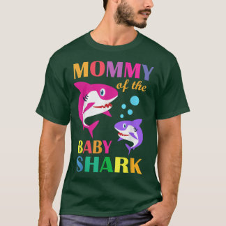 Mummy Of The Baby Birthday Shark Mummy Shark Mothe T-Shirt