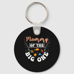 Mummy Of The Big One Fishing Birthday Party Bday C Key Ring