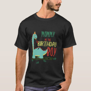 Mummy of the Birthday Boy Dinosaur Theme Matching T-Shirt