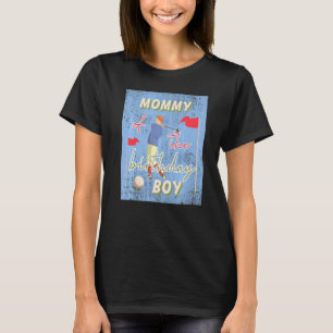 Mummy Of The Birthday Boy Golf Theme Matching Fami T-Shirt