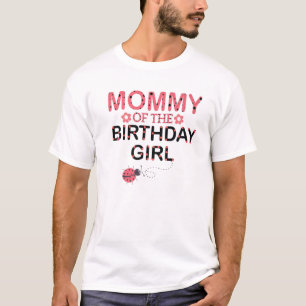 Mummy Of The Birthday Girl Family Matching Ladybug T-Shirt