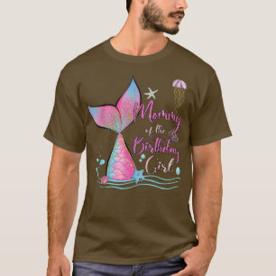 Mummy Of The Birthday Girl Mermaid Magical Family T-Shirt