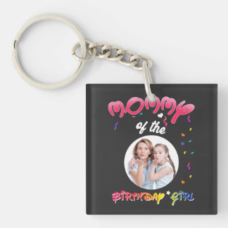 Mummy of the Birthday Girl Personalised Birthday Key Ring
