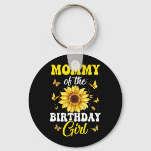 Mummy Of The Birthday Girl Suower Party Family Key Ring