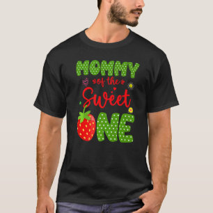 Mummy Of The Birthday One Strawberry 1st Fruit Bd T-Shirt