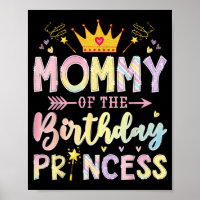 Mummy Of The Birthday Princess Cute Birthday Girl