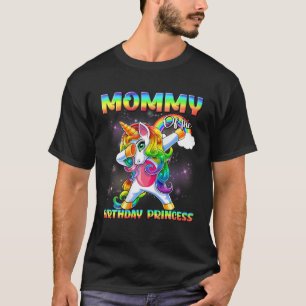 Mummy Of The Birthday Princess Dabbing Or Flossing T-Shirt
