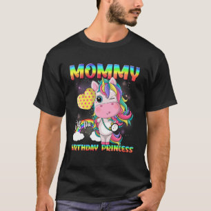 Mummy Of The Birthday Princess Dabbing Or Flossing T-Shirt