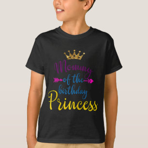 Mummy Of The Birthday Princess Matching Family T-Shirt