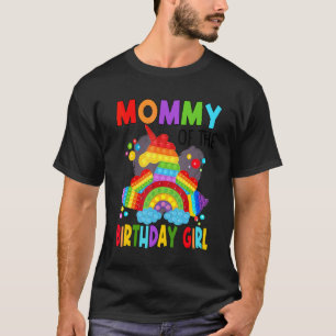 Mummy Of The Birthday Princess Mother Girl Unicorn T-Shirt
