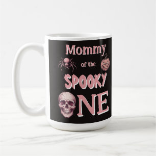 Mummy of the Spooky One Pinkoween Vintage Skull Coffee Mug