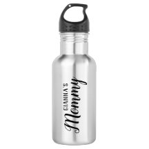 Mummy Personalised Stainless Steel Water Bottle