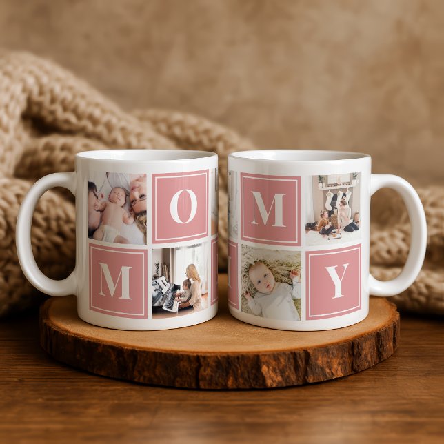 Mummy Photo Collage Custom Giant Coffee Mug (Creator Uploaded)