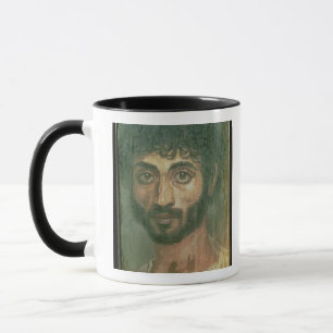 Mummy Portrait of a Man, from Fayum, Romano-Egypti Mug