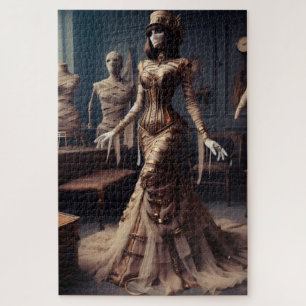Mummy Queen Steampunk Victorian Gothic Jigsaw Puzzle