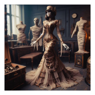 Mummy Queen Steampunk Victorian Gothic Photo Print