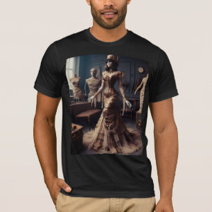 Mummy Queen Steampunk Vintage Victorian  T-Shirt