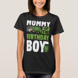 Mummy Recycling Trash Garbage Truck Birthday Boy T-Shirt
