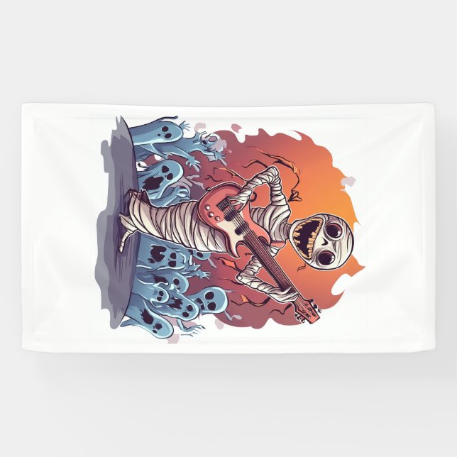 Mummy Rock Star Banner (Horizontal)