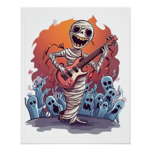 Mummy Rock Star Poster