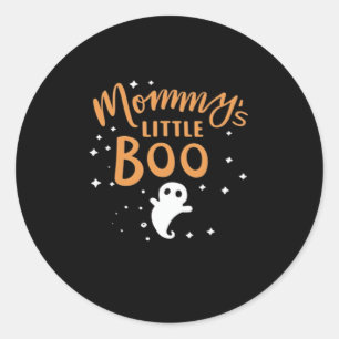Mummy’s Little Boo - Happy Halloween Classic Round Sticker