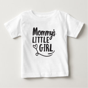 Mummy’s Little Girl New Mum Designs Girl Design Baby T-Shirt